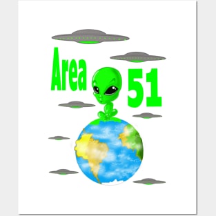 Alien baby invasion Posters and Art